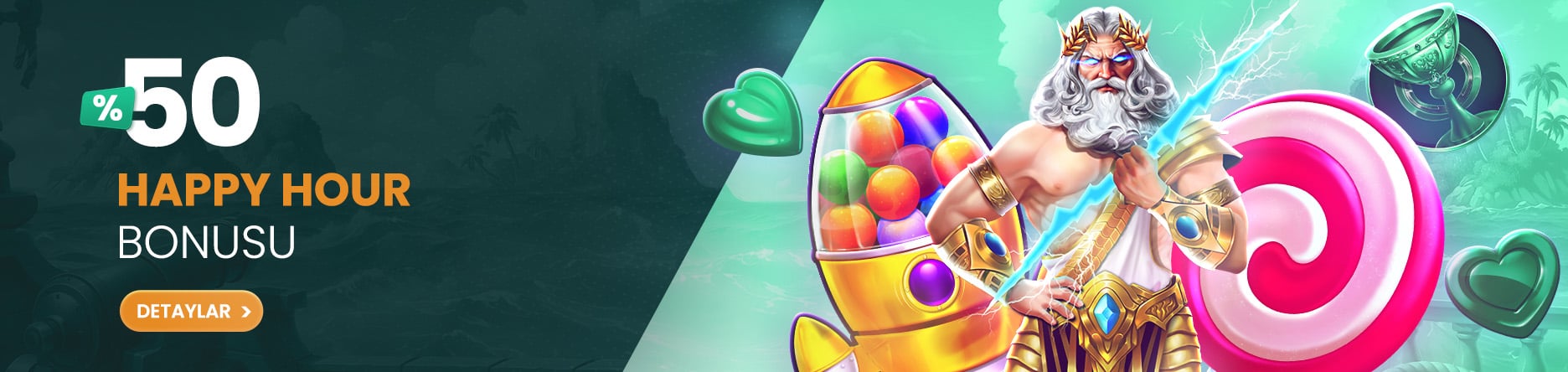 CepBahis %50 Happy Hour bonusu – anlık ekstra kazanç kampanyası.